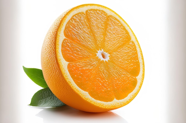 Isolated orange on a white background