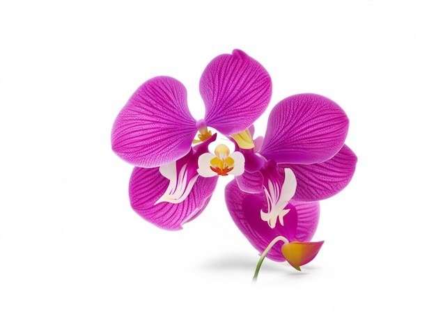 isolated orchid