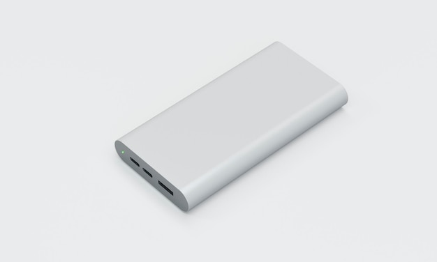 Photo isolated power bank