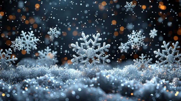 Isolated realistic falling snowflakes on transparent background Modern illustration EPS 10