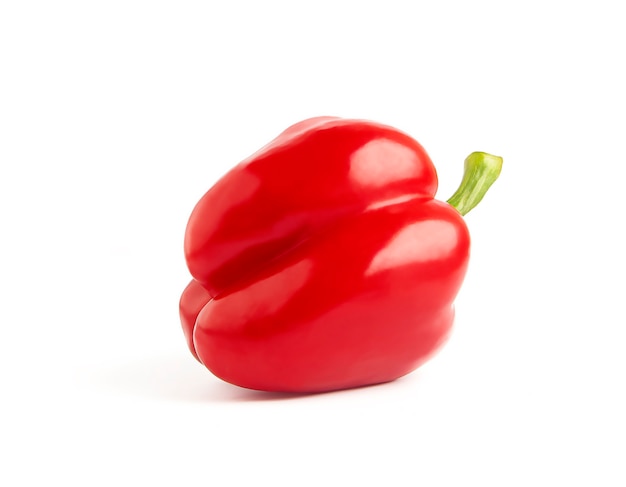 Isolated red bell pepper