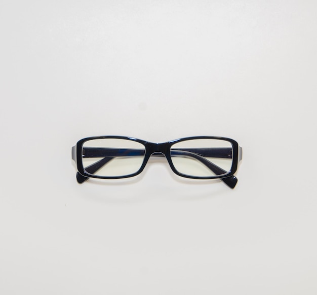 Isolated retro sunglasses black.