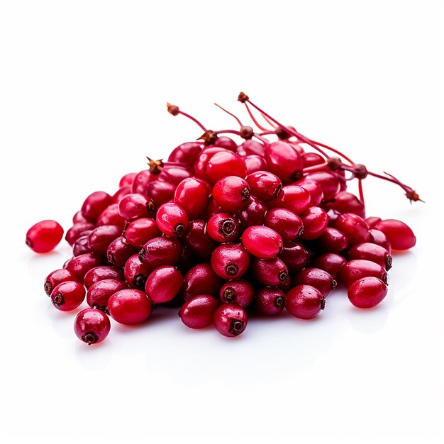 Isolated Rice Berry on White Background