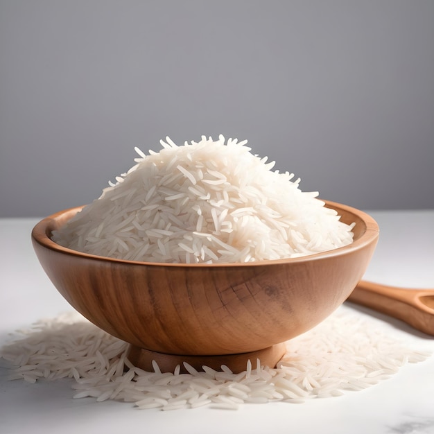 isolated rice bowl