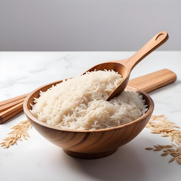 isolated rice bowl