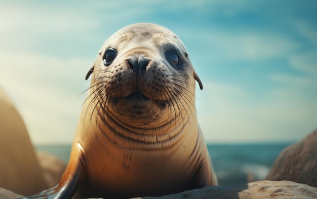 Isolated Sea Lion