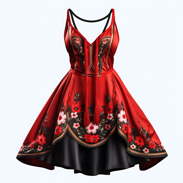 セルビアの民俗衣装の種類 ドレス素材 コットン カラー コンセプト 伝統的な服のデザイン