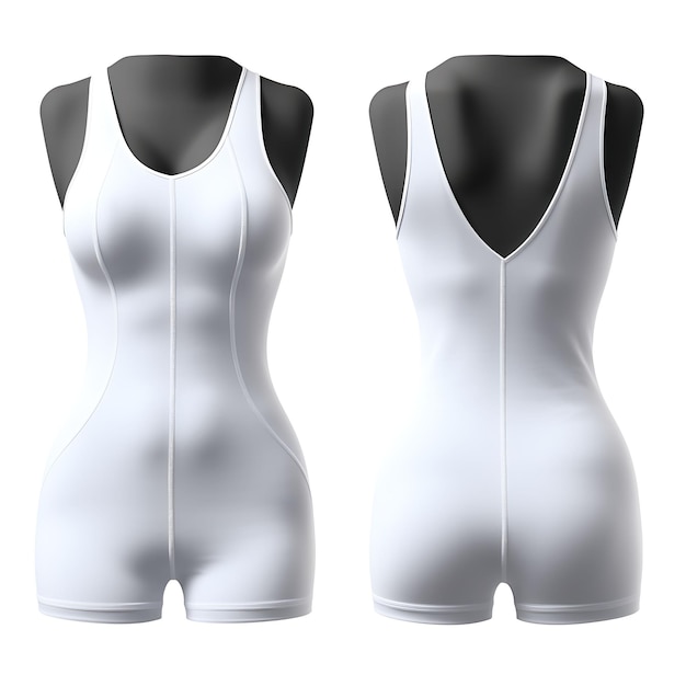 Premium AI Image  Isolated of Shapewear Camisoles Firm Control Camis  Smoothing Fabric on B White Blank Clean Fashion