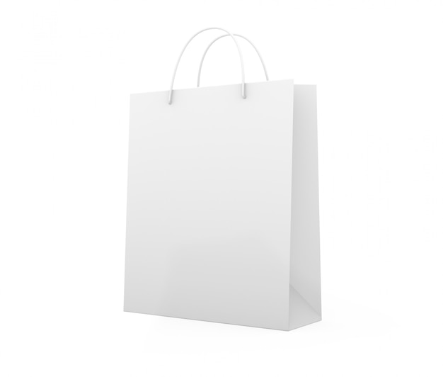 Photo isolated shopping bag