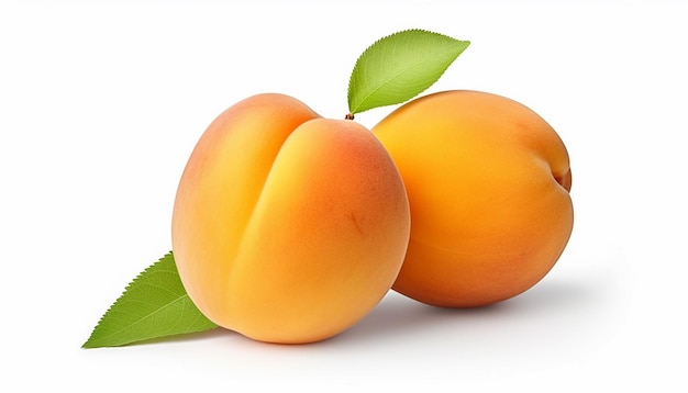 Isolated Side View Apricot