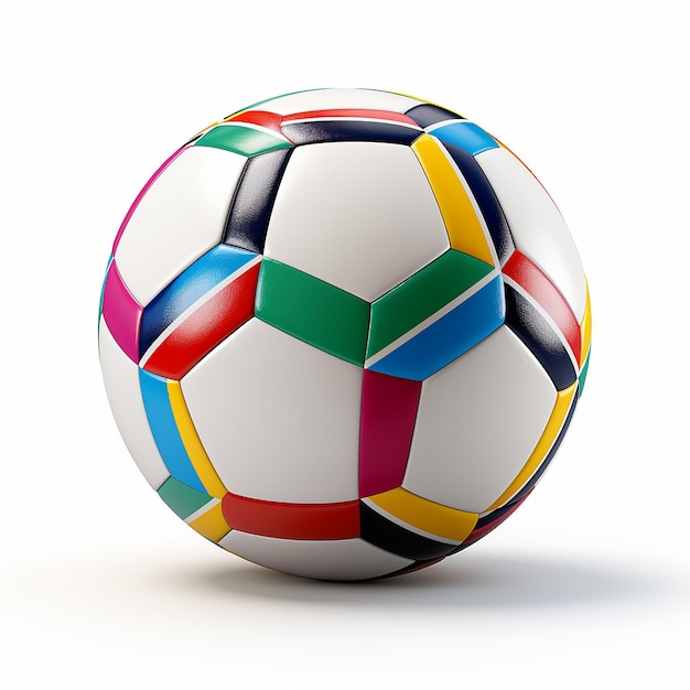 Isolated Soccer Ball with white background