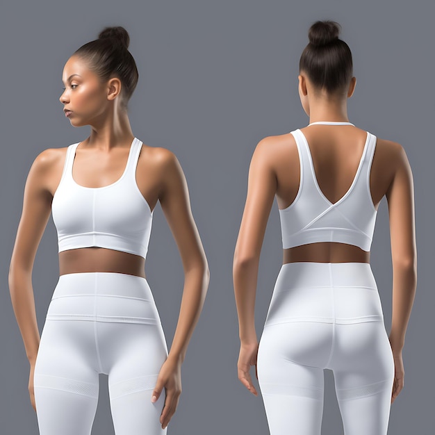 Premium AI Image  Isolated of Sports Bras Racerback Sports Bras