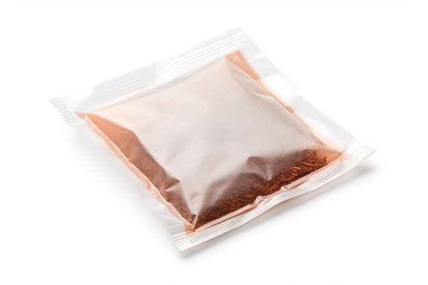 Photo isolated teabag on white background