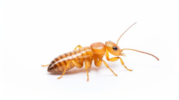 Isolated Termite Portrait on white background