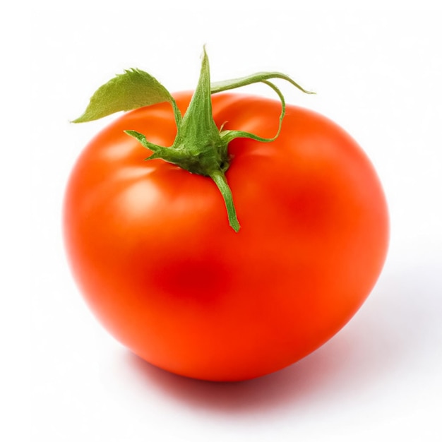 isolated tomatoes on white background