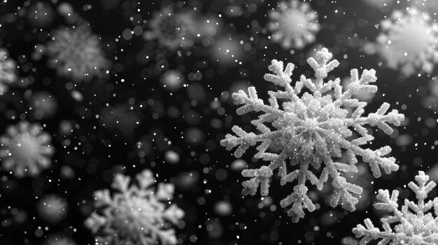 Isolated on transparent background realistic falling snow or snowflakes