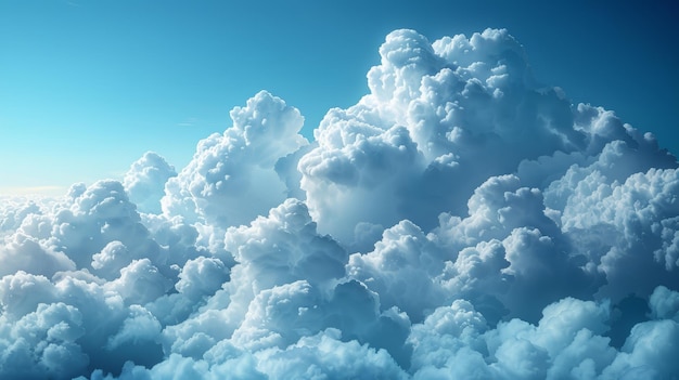 Isolated transparent clouds with a blue background EPS10 modern illustration