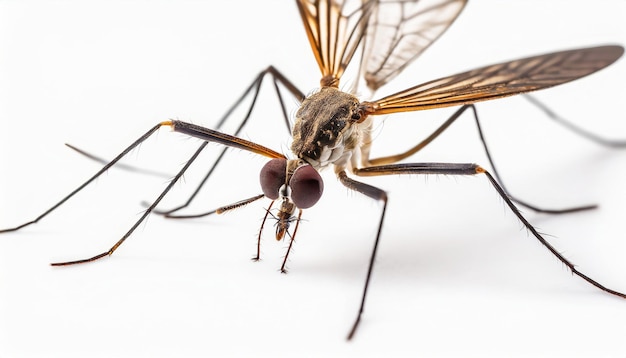 isolated white background Mosquito