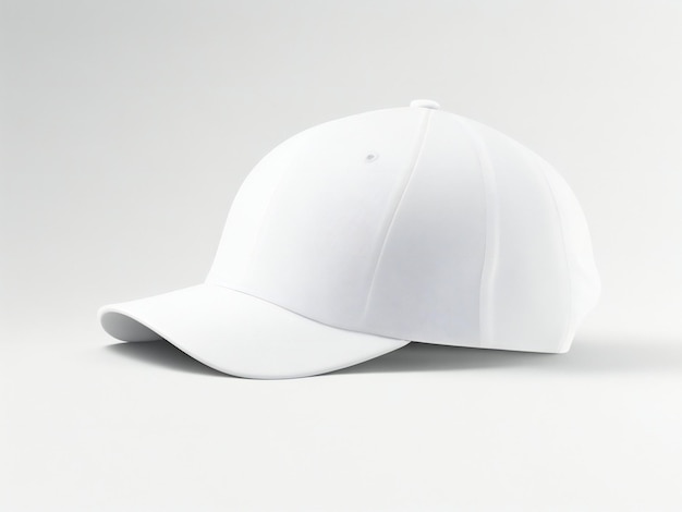 Изолированный макет белой шапки