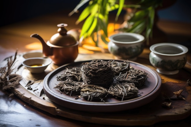 Isolated white tea bag in new pyramid shape