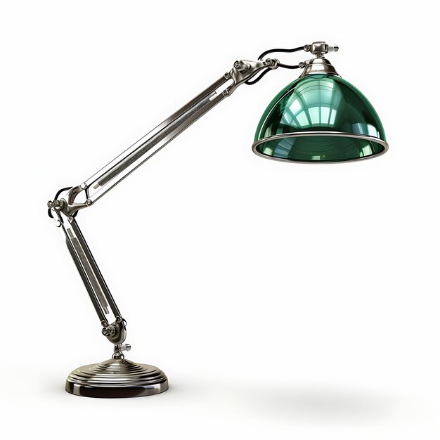 Isolated of Zinc Alloy Swing Arm With Modern Lamp Spherical Lamp Green L Content Creator Podcast