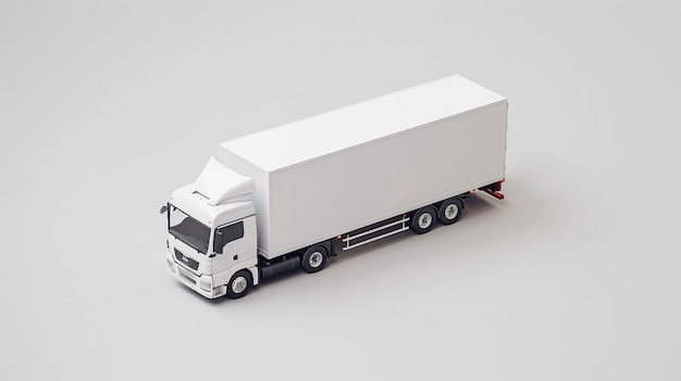 트럭 자동차 운송 디자인 일러스트레이션의 이소메트릭 3D 아이콘