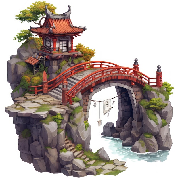 Photo isometric bridge