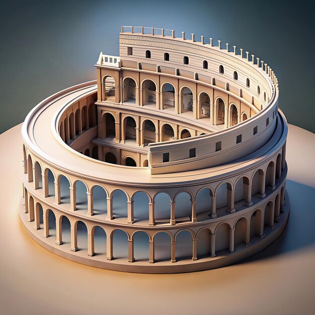 isometric colosseum