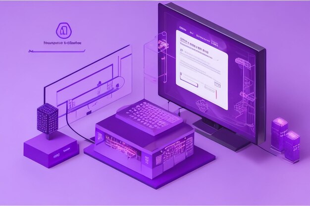 Isometric design for computer Lab