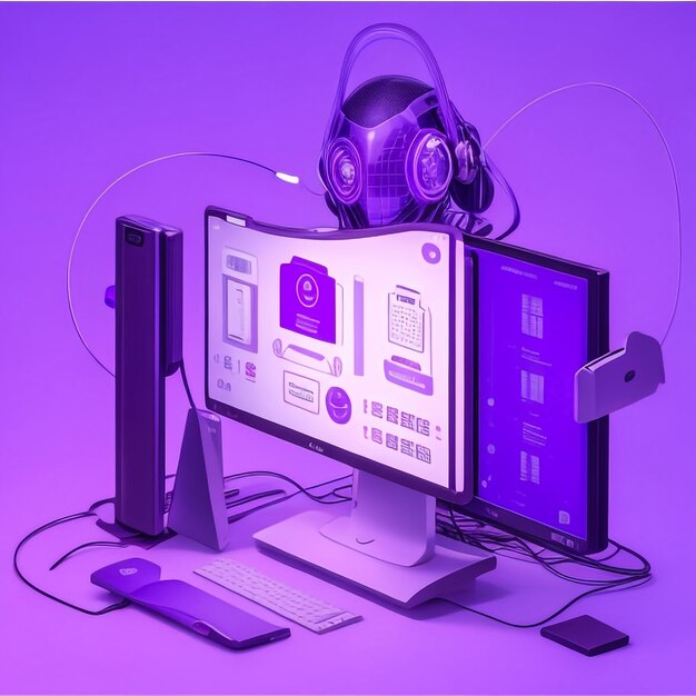 Isometric design for computer lab