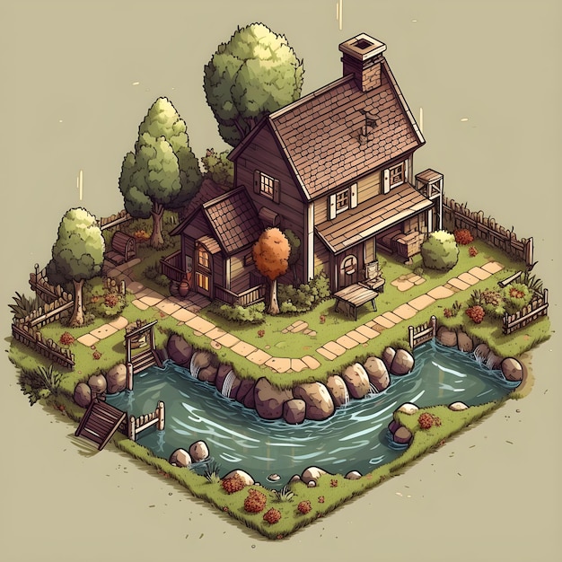 Isometric House