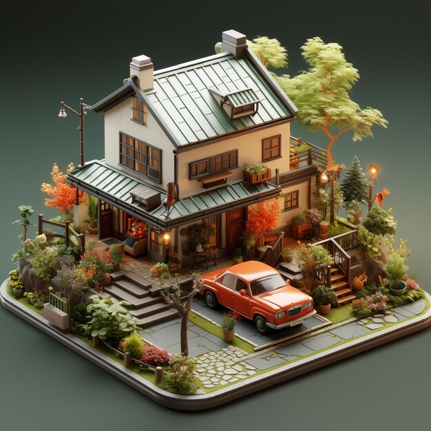 Isometric house