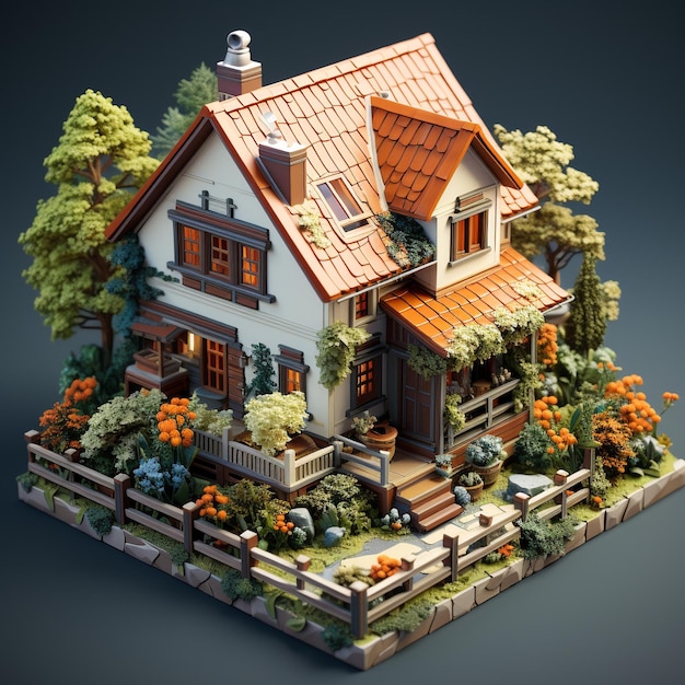 Isometric house