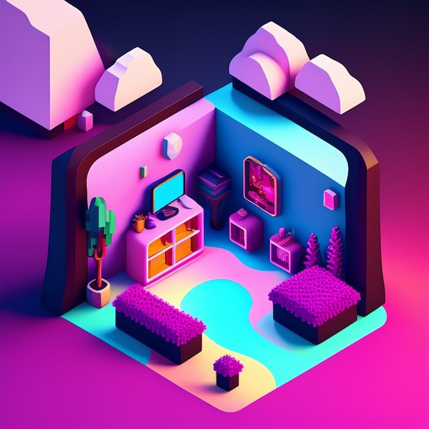 Isometric house