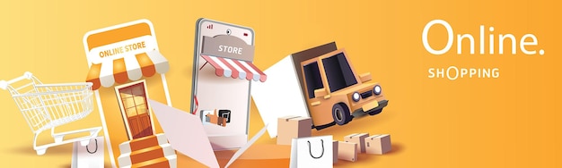 isometric illustration concept digital marketing strategy