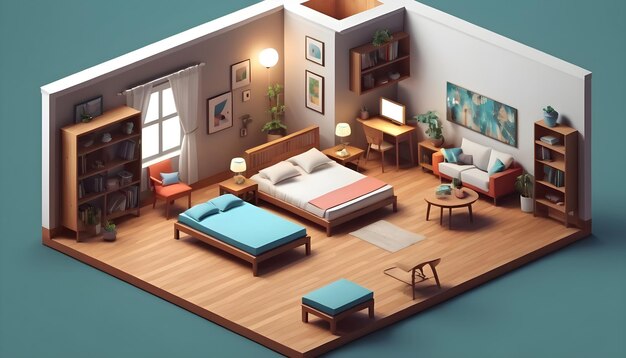 Isometric room