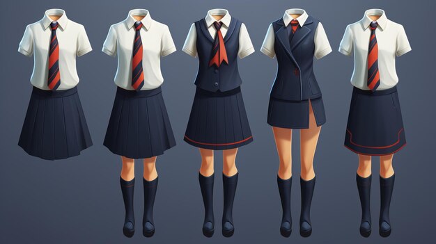 isometric school uniform