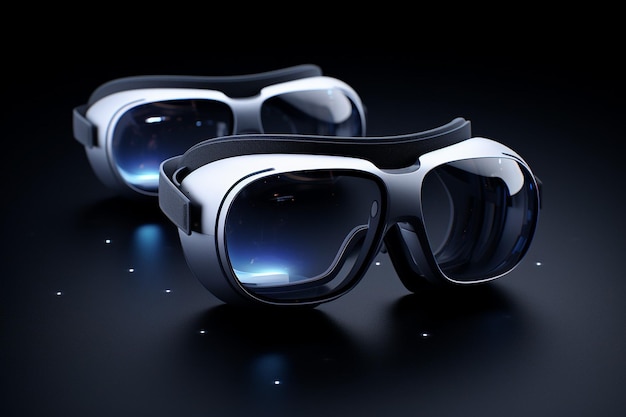 Photo isometric view of vr box or glasses