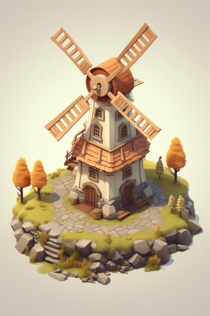 Isometric Windmill