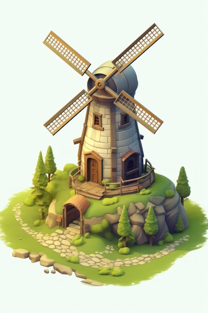 Isometric Windmill