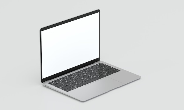 Isometrische weergave Laptop Mockup