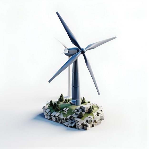 Isometrische windturbine