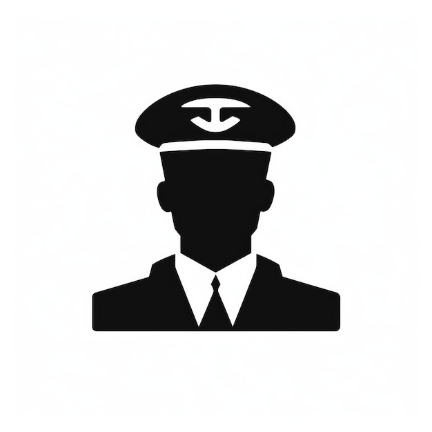 Isotype Style Pictogram Of Pilot By Gerd Arntz