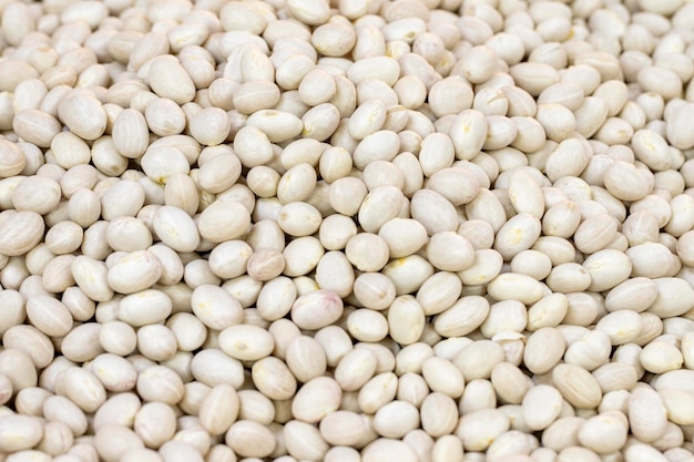 Ispir Fasulye Closeup bean grains Beans as background texture