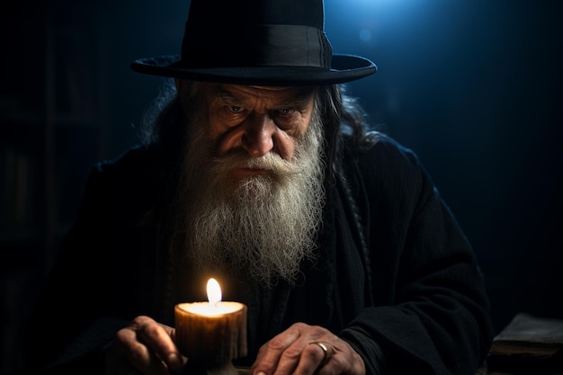 Foto religione israeliana stella di david la bandiera di israele haredim abbigliamento tradizionale ebraico uomini in nero ricco patrimonio religioso ebraismo gli ebrei credono in un solo dio e osservano rituali e festività