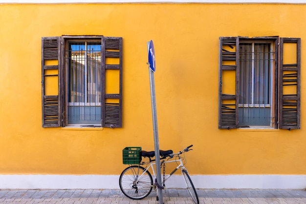 Israel Tel Aviv historic neighborhood Neve Tzedek with art galleries boutiques and old houses