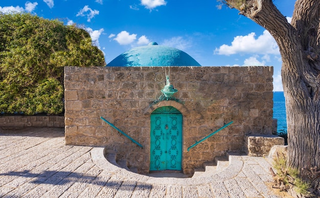 Israël Tel Aviv historische oude Jaffa-poort en Arabische stadsstraten architectuur