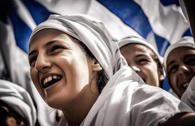 Photo israeli people marching on the street asking peace jews against war and looking for a peaceful home