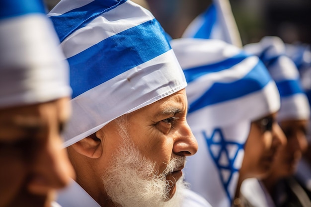 イスラエルの人々が街で行進し,平和を求め,ユダヤ人は戦争に反対し,平和な家を探しています.