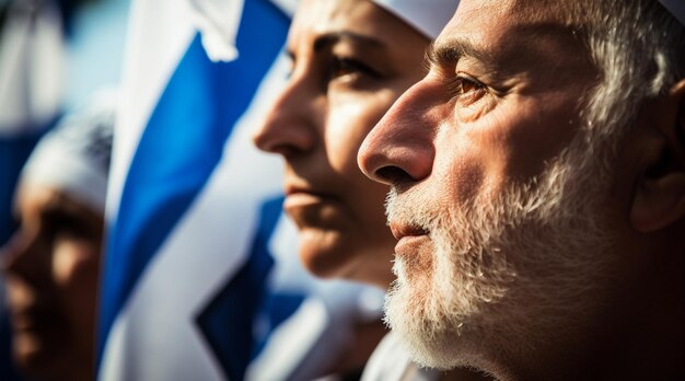 Israeli People Marching on the Street Asking Peace Jews Against War and Looking for a Peaceful Home